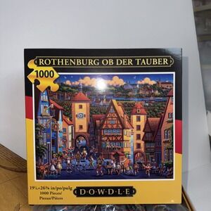 Dowdle Rothenburg Ob Der Tauber 1000 Piece Jigsaw Puzzle 19 x 26 New Sealed